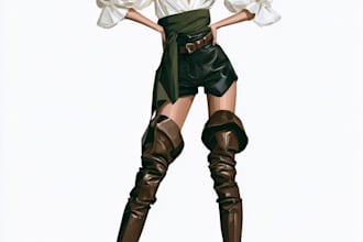 draw a fashion illustration or sketch