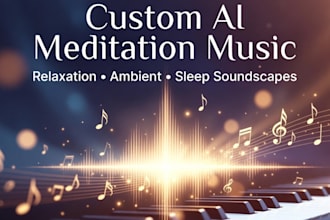 create custom ai meditation music relaxation ambient soundscapes suno