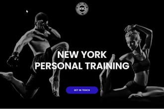 design personal trainer website, gym website, fitness studio and hyrox studio