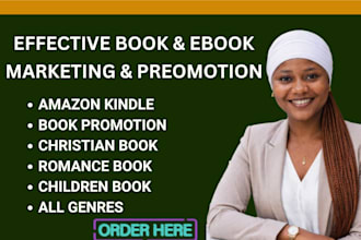 do christian book promotion and amazon KDP ebook marketing
