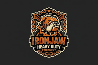 design a bold and powerful heavy duty logo for your brand