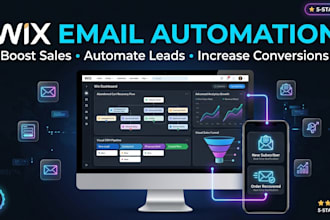 setup wix email automation integration for leads sales and customer follow up