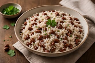cook rice and beans