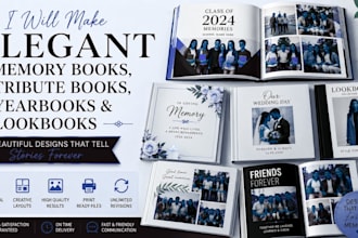 make elegant memory books, tribute books, yearbooks and lookbooks