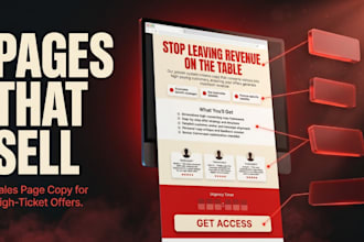 do sales page copywriting and sales copy for your sales funnel that converts