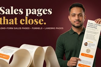 do sales page copywriting and sales copy for your sales funnel that converts