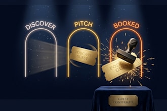 guarantee your podcast guest booking with full pitch outreach