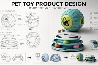 design pet toys and pet products ready for manufacturing