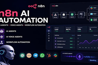 create n8n ai automation, ai chatbot and ai voice agents
