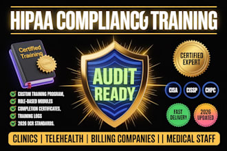 create hipaa compliance training for healthcare and staff