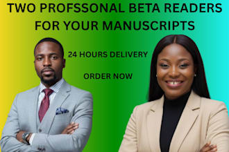 double beta read and provide honest in line feedback for all genre manuscript