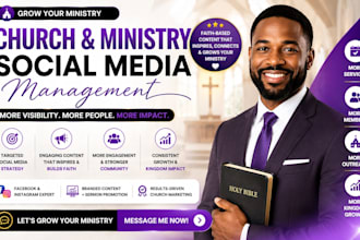 manage social media for churches ministries and christian brands content creator