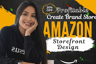 develop amazon storefront design, create amazon brand store design for you
