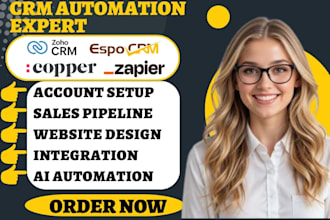 setup espocrm sales pipeline copper crm integration zoho crm workflow automation