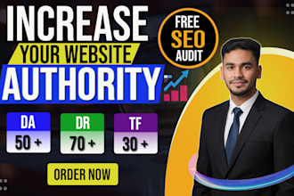increase domain rating DR 70 plus ahrefs moz da ur 80 plus