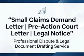 draft small claims demand letter pre action court letter dispute legal notice