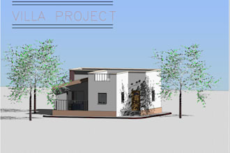 make your house in revit with detaling