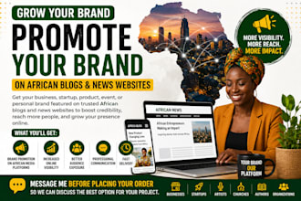 promote your brand on african news websites and blogs