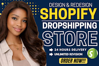 shopify store design shopify store redesign shopify website, landing page design
