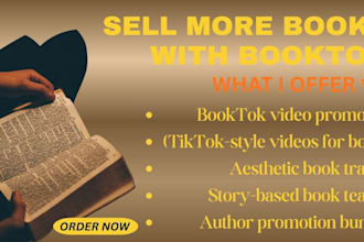 promote your book to  real booktok readers on tiktok
