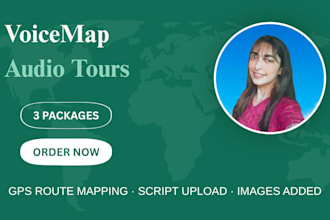 create a professional voicemap virtual audio tour