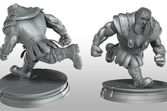 sculpt 3d action figure 3d model figure statue 3d action figure toy 3d printing