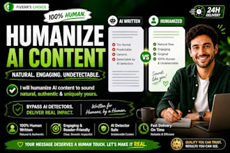 manually edit, rewrite and humanize ai or chatgpt content
