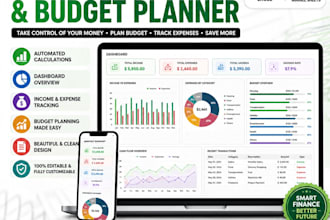 create excel and google sheets expense trackers