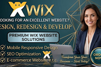 design a high converting wix fashion store, boutique and jewelry website