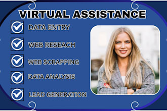 do german virtual assistant for b2b leads data entry and web research