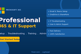 provide microsoft 365 and IT support