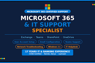 provide microsoft 365 and IT support