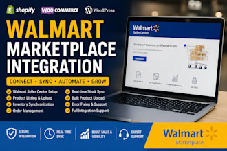 setup walmart marketplace integration for shopify woocommerce wordpress store