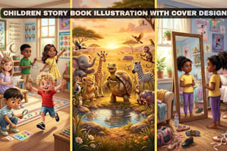 illustrate children storybook illustration