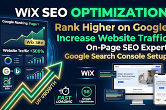 do wix SEO optimization and rank your wix website on google
