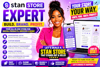 design, setup and optimize your stan store, sales funnels, systemeio