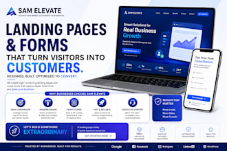 create innovative land page design form page design