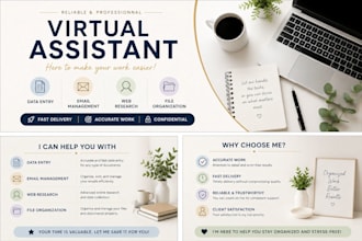 be your virtual assistant in french or english