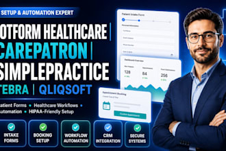 setup jotform health carepatron simplepractice tebra qliqsoft