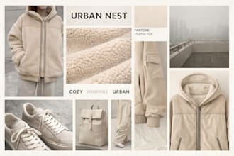design a clothing collection and create factory ready tech pack
