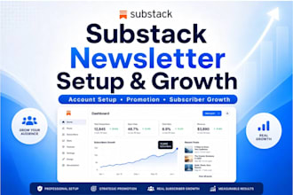 create substack newsletter substack promotion and substack account setup