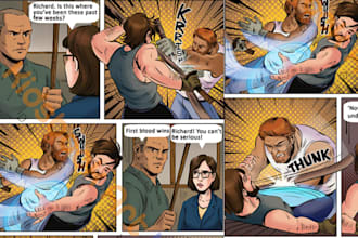 draw anime manga comic book illustration and webtoon cover