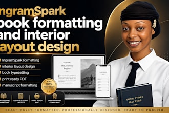 ingramspark book formatting and interior layout design