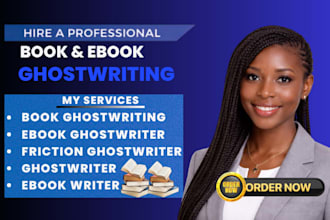 be your ghostwriter fiction writing amazon kindle book writer ebook writer