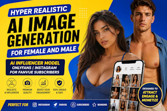 do realistic ai influencer model, onlyfans ai instagram for fanvue subscribers