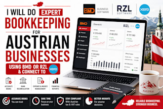 do austrian bookkeeping using bmd or rzl with xero