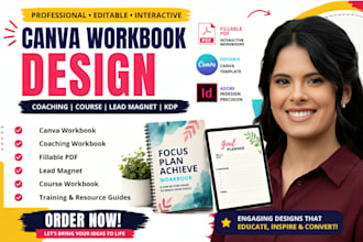 design canva ebook design workbook lead magnet kdp canva editable PDF ebook