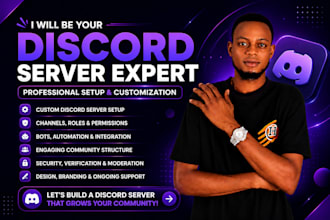 setup a professional discord server community consulting