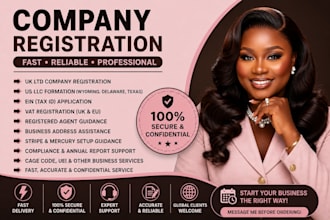 register register UK ltd, US llc, ein, vat and company formation services