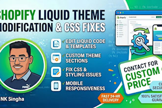 modify shopify liquid theme files and fix CSS styling issues
